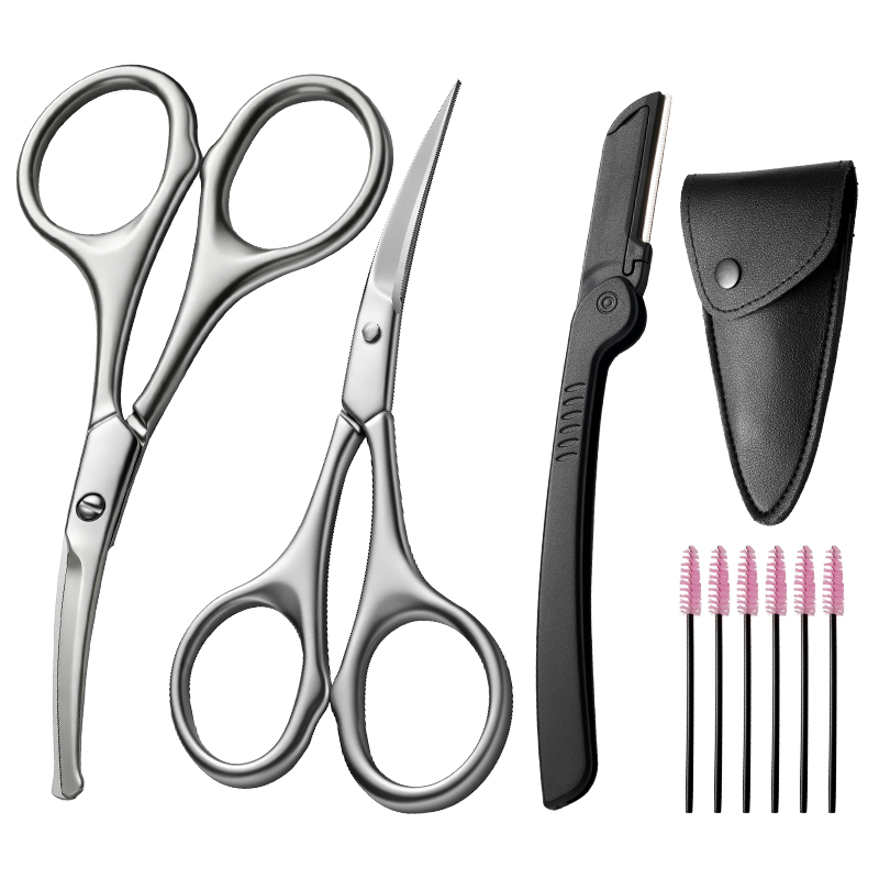 Men'S Grooming Eyebrow Trimming - 1/9 szt. Nożyczki do brwi i