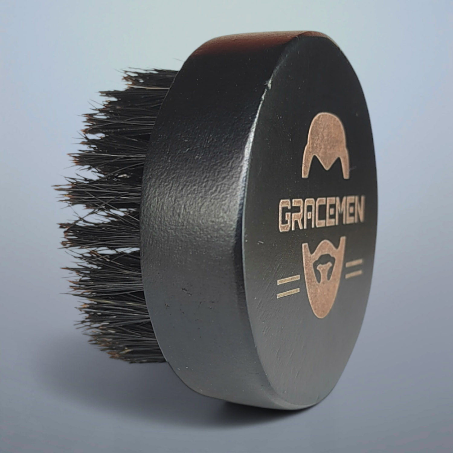 Men'S Grooming Product - Okrągła szczotka do brody dla mężczyzn