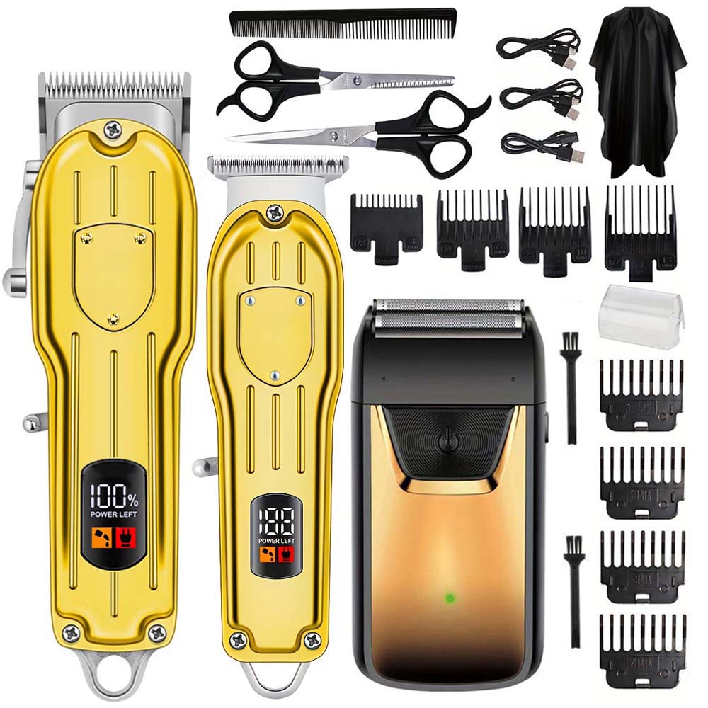 Beard Trimmer Cordless - Profesjonalny zestaw do strzyżenia włosów z
