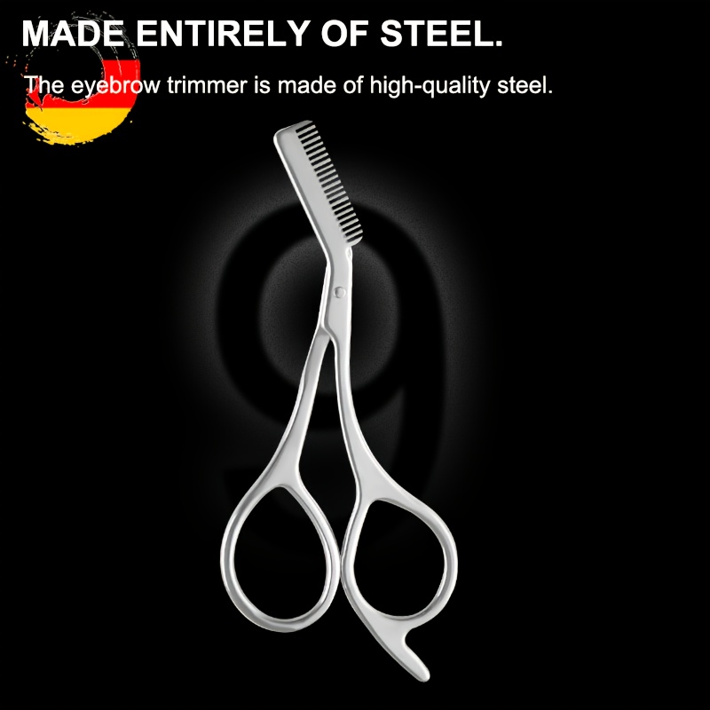 Men'S Grooming Eyebrow Trimming - Nożyczki do przycinania brwi ze stali