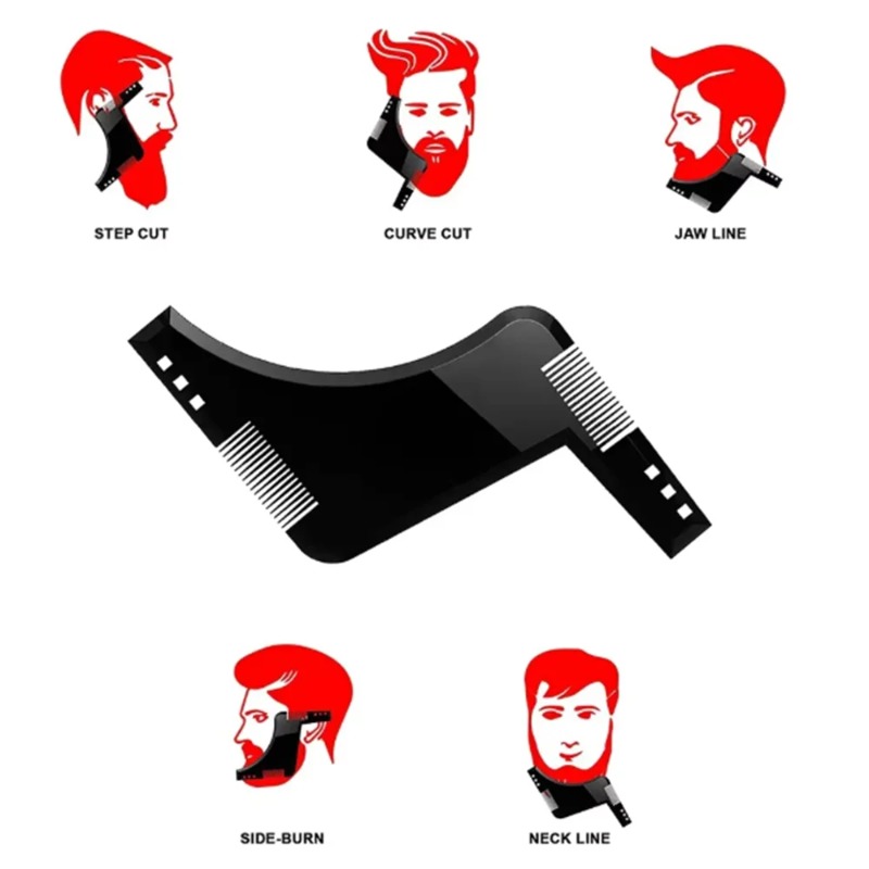 1 szt. Męski grzebień do kszta – Men'S Grooming Product recenzja i cena