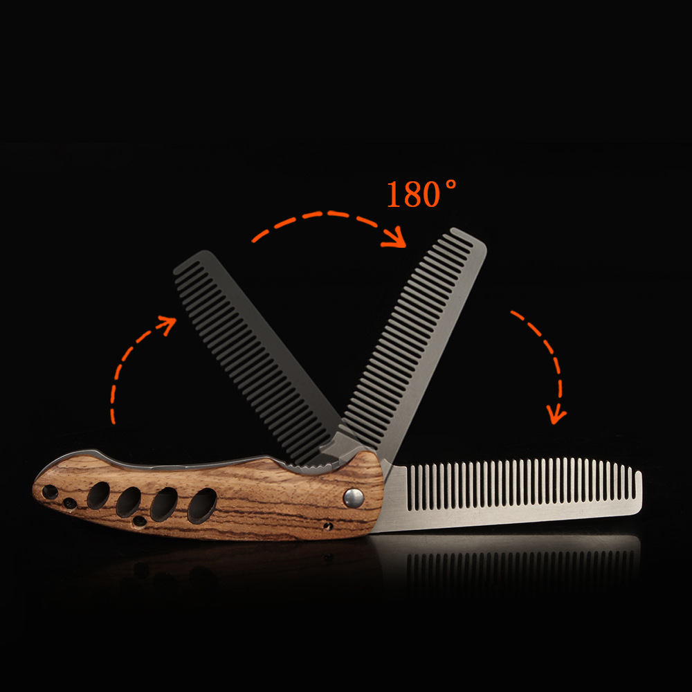 Składany grzebień do brody z l – Men'S Grooming Product recenzja i cena