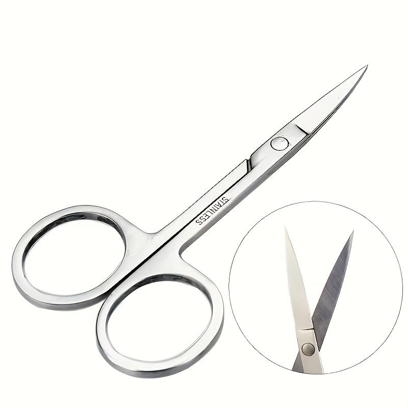 1/3 szt. Małe nożyczki do piel – Men'S Grooming Eyebrow Trimming recenzja i cena